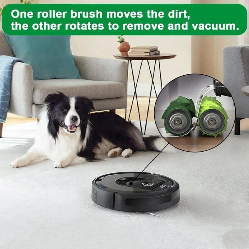 أجزاء مكنسة كهربائية لـ Irobot Roomba ، فلاتر فرشاة جانبية رئيسية ، I3 ، I3 ، I7 ، I7 ، I4 ، I6 ، I6 + I8 ، I8 Plus ، E5 ، E6 ، E7 ، J7 ، سلسلة I, E & J