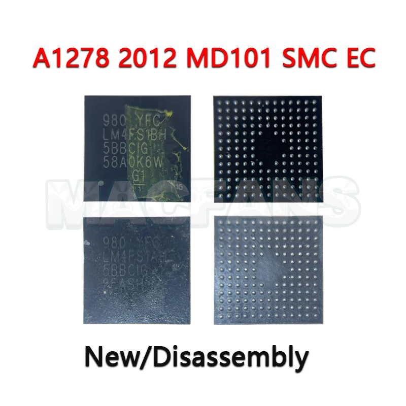 Original New/Disassembly 980 YFC LM4FS1BH BGA Chip A1278 2012 MD101 SMC EC Chips 980YFCLM4FS1BH Chipest Repair Motherboard