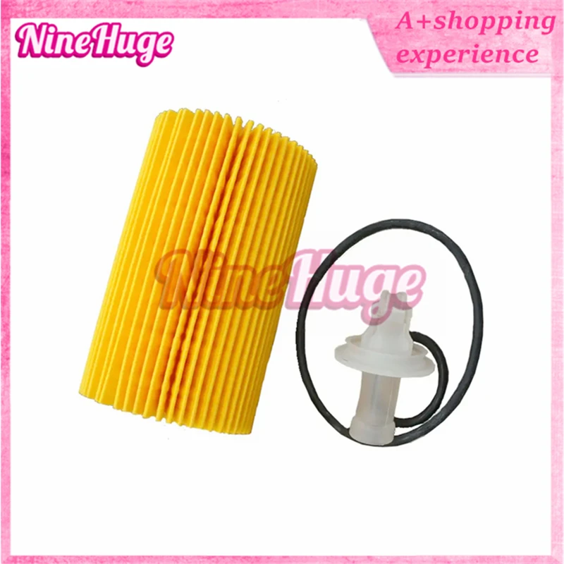 10Pcs New Engine Oil Filter+Nozzle 04152-38020 04152-51010 04152-YZZA4 for Toyota Land Cruiser Sequoia Tundra Lexus LX570