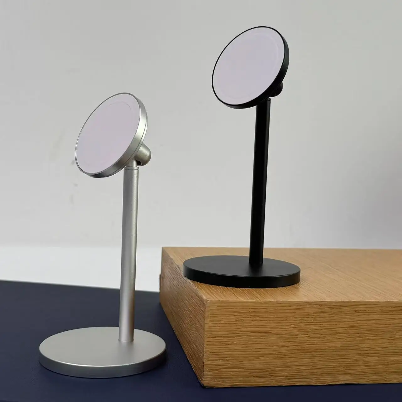 حامل الهاتف المحمول Magsafe بقدرة 15 وات، دعامة من سبائك الألومنيوم مناسبة لقوس شحن قابل للتعديل وشحن سريع #6