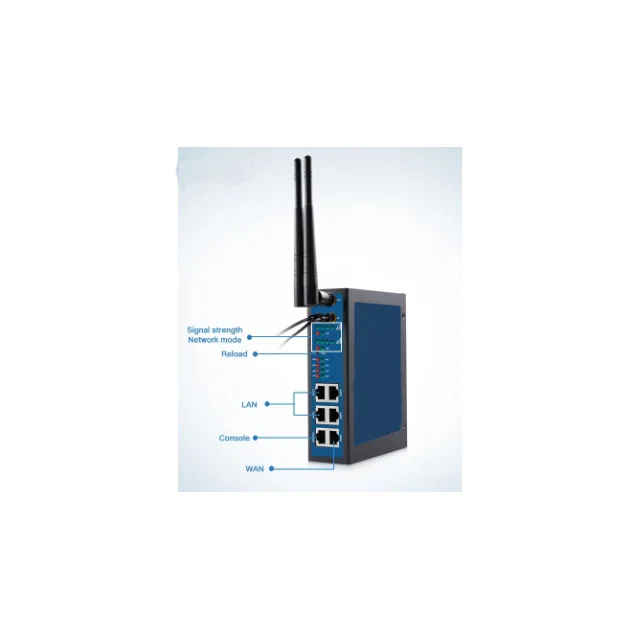 Wifi Industrial Long Range 4g Wireless cellular Routers With Dual Sim Card S-lot USR-G808-EE