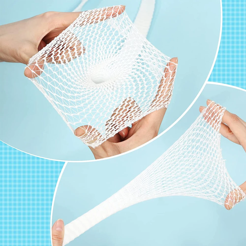 1 Roll Elastic Net Wound Dressing Net Tubular Bandage Mesh Tubing Tubular Gauze Fix Breathable Bandage Retainer  for Wrist Elbow