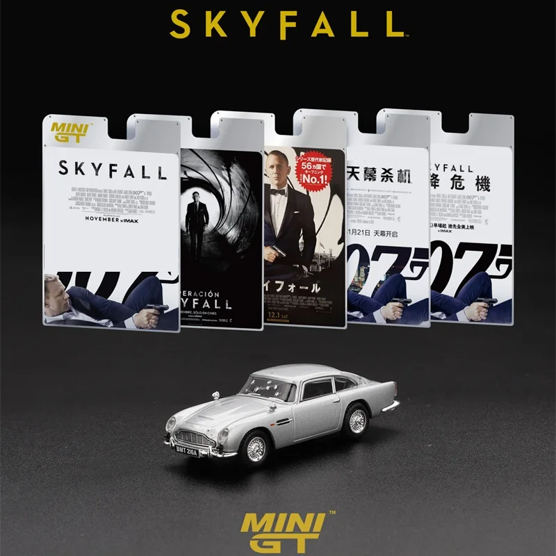 

[Предпродажа] MINI GT 1:64 DB5 Серебряная «Skyfall» блистерная упаковка литая под давлением модель автомобиля