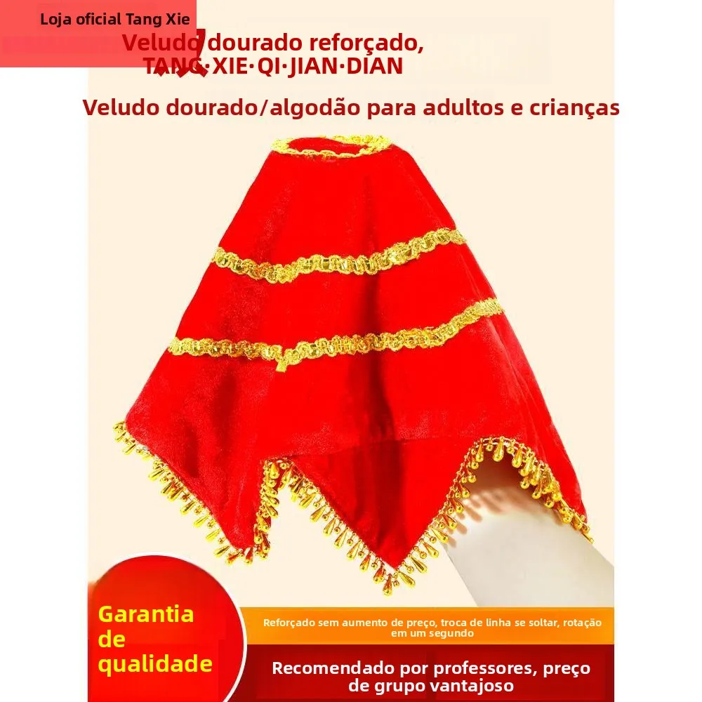 lenco-de-danca-quadrada-com-flores-danca-do-colheita-de-arroz-torcido-do-nordeste-lenco-especial-infantil-de-oito-cantos