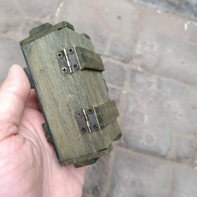 Customs 1/6 Scale Ammunition Box Military Style Wooden Case Model for 12in Action Figures Accessory Toys