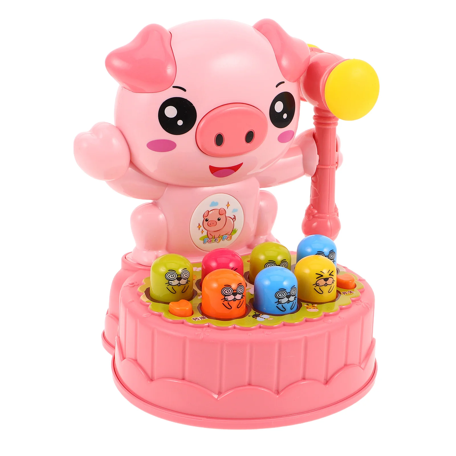 Interaktywna gra dla maluchów, gra edukacyjna dla dzieci, gra w uderzanie, kolorowe modele kretów, młotek, zabawki edukacyjne, prezenty.