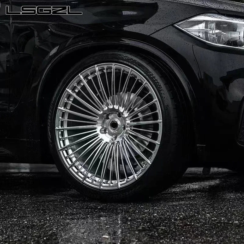 For BMW audi Nissan GTR G63 Hot Sale Luxury Custom Forged 19 20 22 24 Inch Alloy Polish Wheel Rim Deep Dish 5x114.3 5x120 5x112