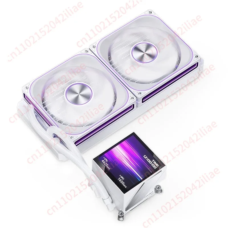 Water-cooled radiator TM-280 aluminum trim plate magnetic suction cooling head cover with screen integrated water cooling