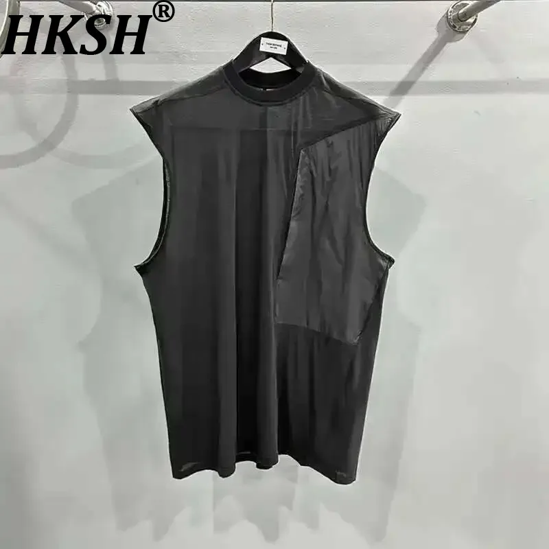 

Мужская летняя безрукавка HKSH: новая коллекция, стильный дизайн, тонкий материал, модный крой, нишевая ткань, шикарный образ, модель HK2025