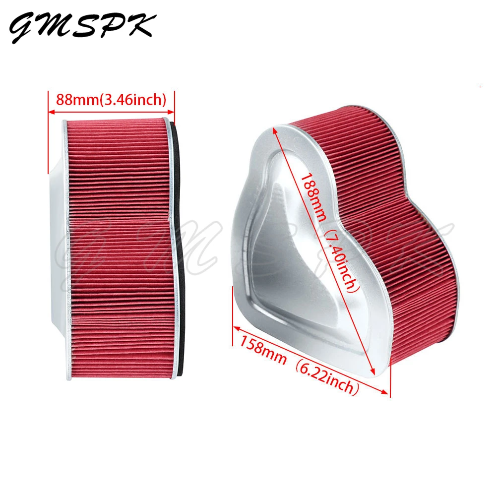 دراجة نارية فلتر الهواء صالح لهوندا VTX1800C VTX1800N VTX1800R VTX1800S ريترو تكلم VTX1800 F1 F2 F3 T1 T2 T3 17213-MCH-000 #3