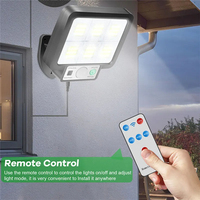 LED Solar Split Wall Lamp with Motion Sensor - 3 Modes Outdoor Waterproof Emergency Lighting for Street Garden Security And Deco