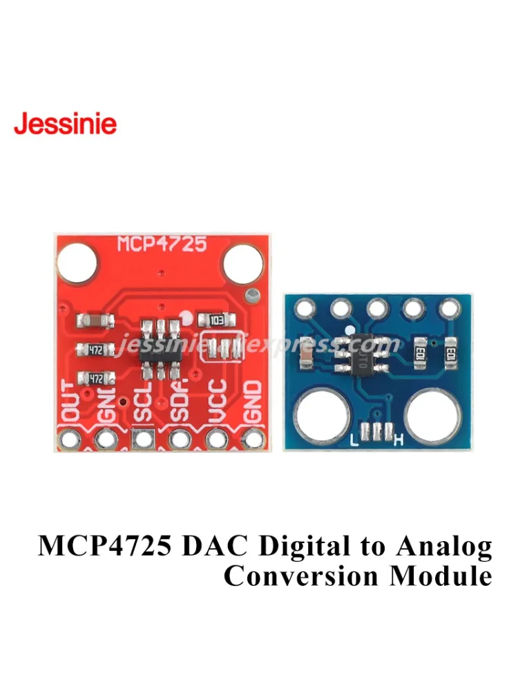 10 szt./1 szt. MCP4725 DAC Moduł przetwornika cyfrowo-analogowego z interfejsem IIC I2C 12-bit — zdjęcie produktu 7