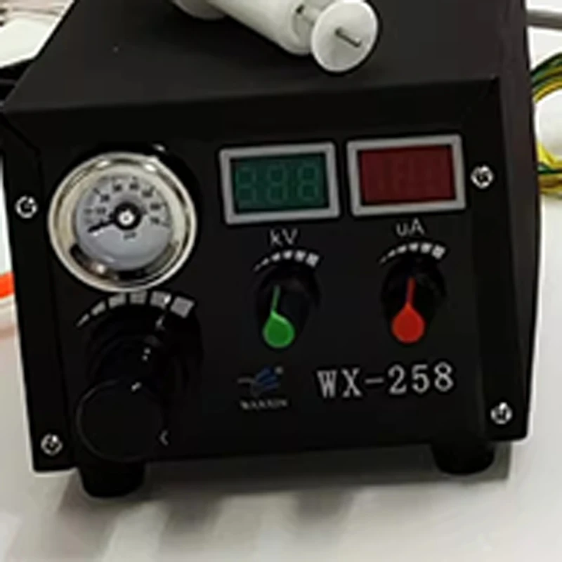 WX-258 Electrostatic Powder Coating Machine, Manual Powder Coating Gun, Laboratory Coating Machine 0-100KV Output