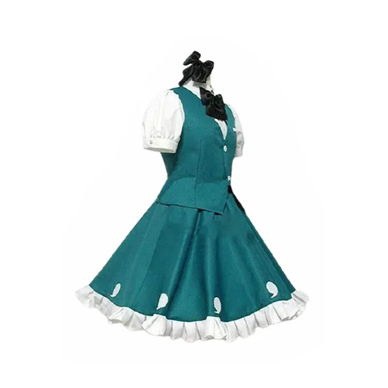 

COSda@Anime Game Touhou Project Youmu Konpaku Cosplay Costume Perfect Cherry Blossom Wig Green JK Uniform Woman Kawaii Carnival