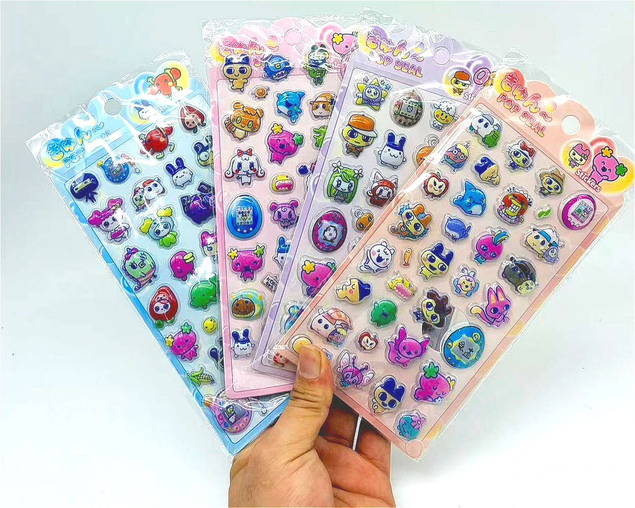 

Hot 3D Relief Hollow Sticker - Cute Cartoon Anime Decal, Waterproof, for Decorating Kids' Laptops & Gift for Anime Fans