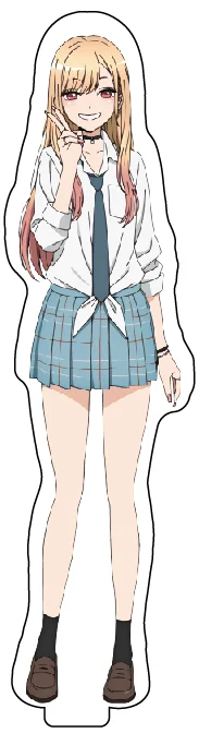 Juego Kitagawa Marin Shizuku Gojo Wakana Nikaidou neón acrílico soporte muñeca Anime figura modelo placa Cosplay juguete para regalo