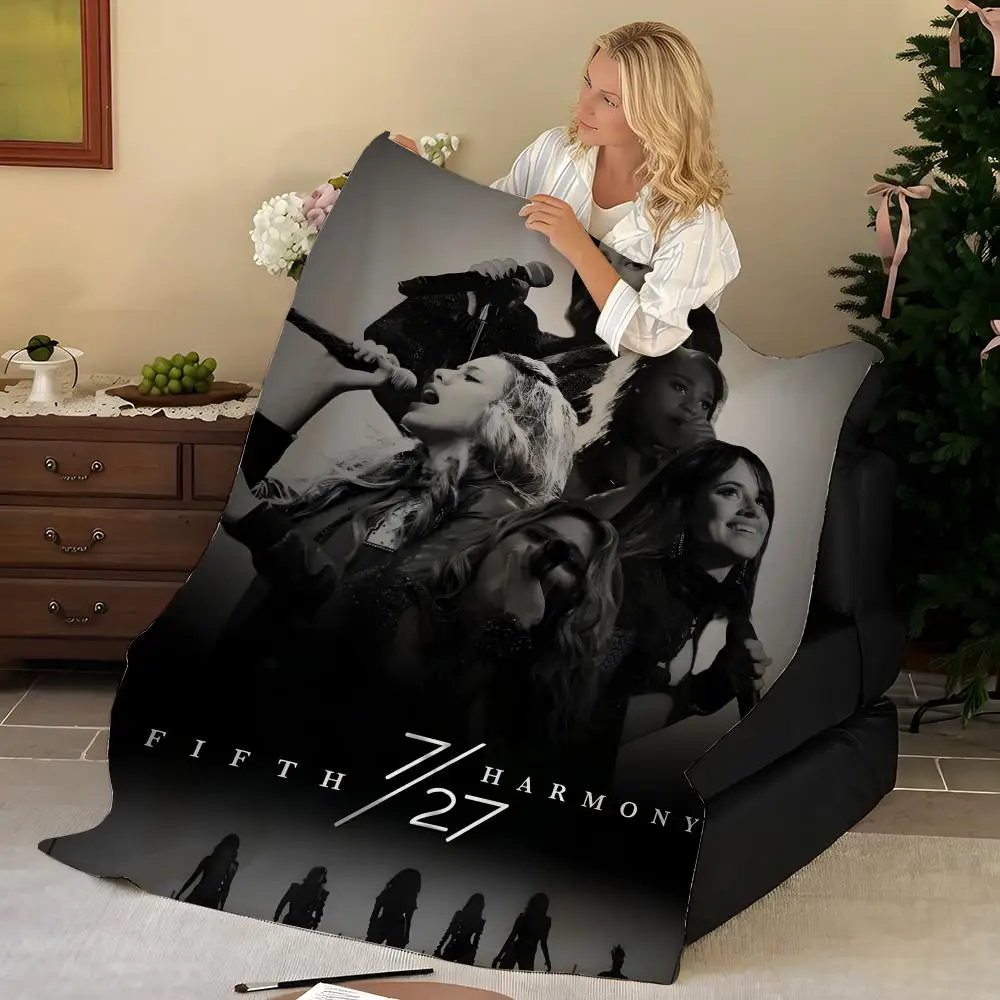 Music F-Fifth H-Harmony Throw Flannel Blanket, Soft Warm, Durable & Washable cute Cool