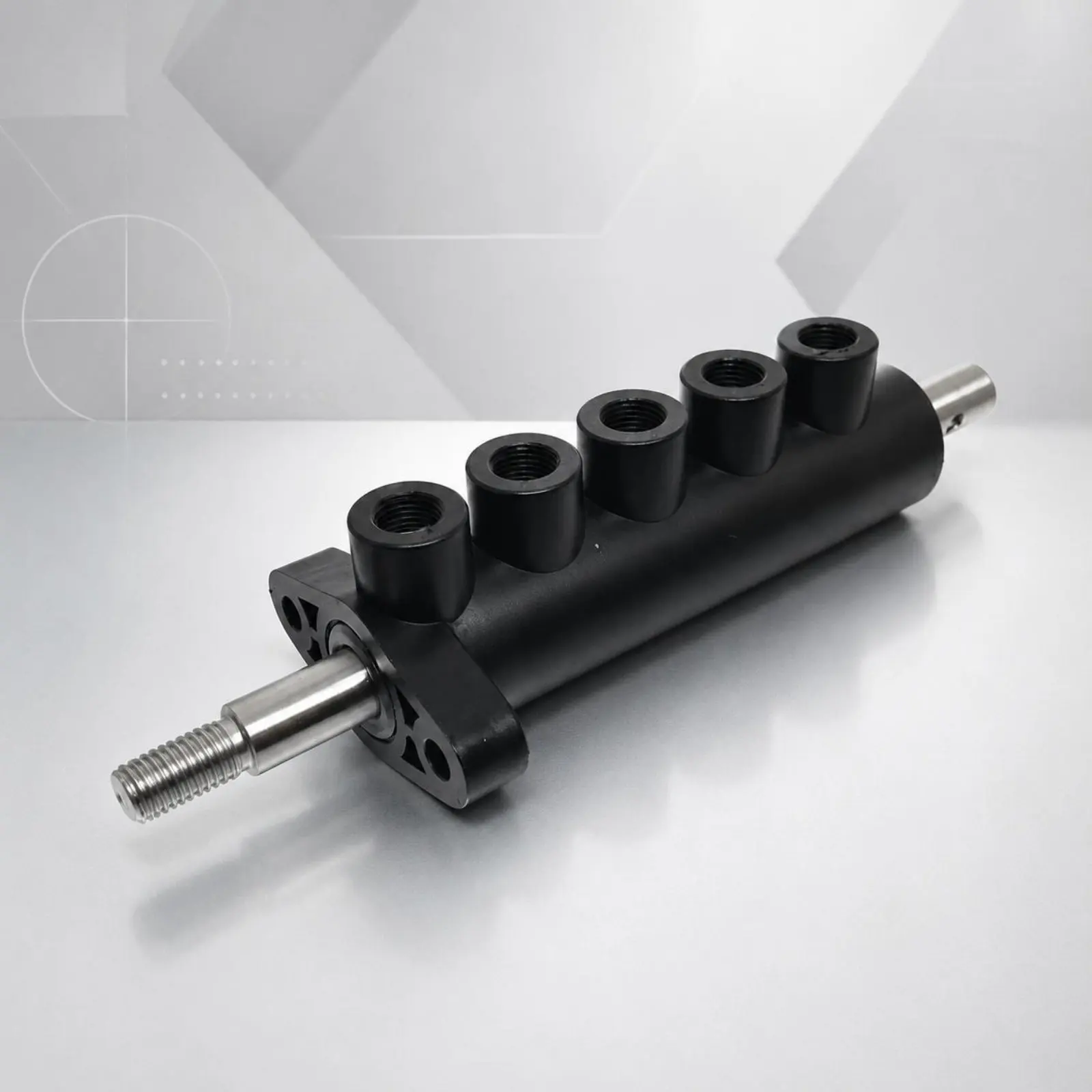 Tire Changer Air Valve Black Plastic Body Foot Operated Air Valve Machine Part 8mm Tube Garage Tool Compact Design