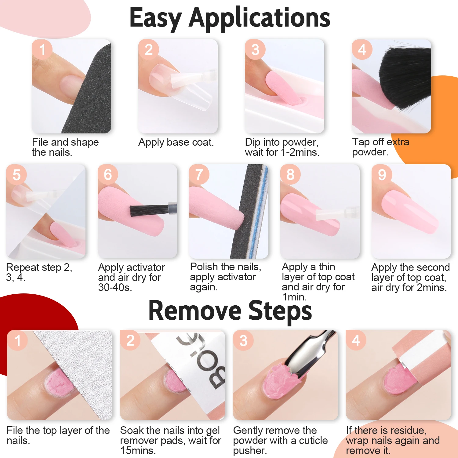 30 Colors Green Pinkish Golden Glitter Shades Dipping Powder Set, No Lamp Needed for Manicure Women Girls Easter Day Gift