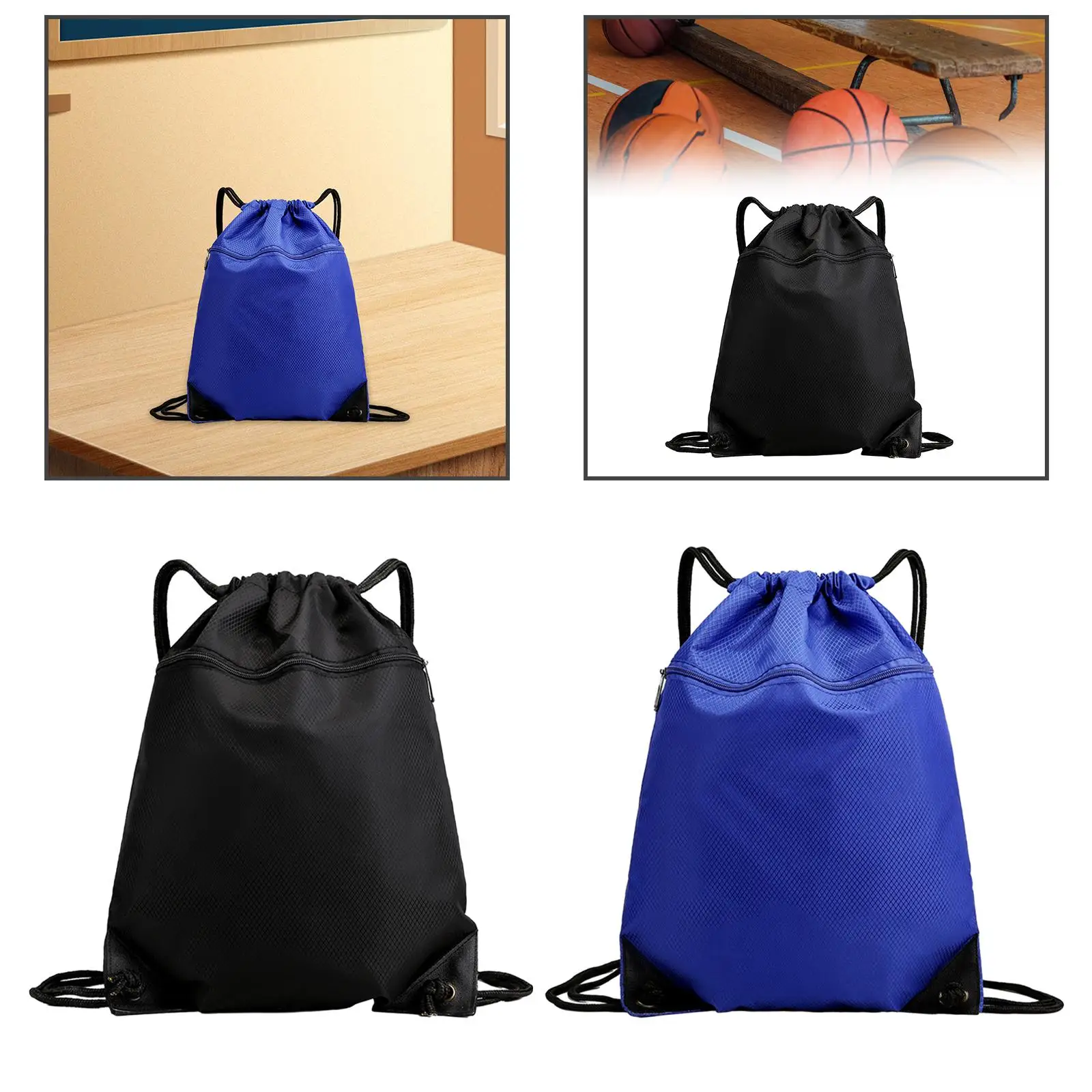 Drawstring Backpack Large Durable Sports Backpacks Gym Bags Draw String Bag