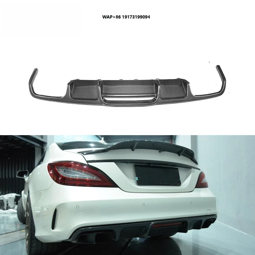 

Карбоновый диффузор заднего бампера W218 CLS63 для седана CLS63, класса CLS, 2015-2017 гг.