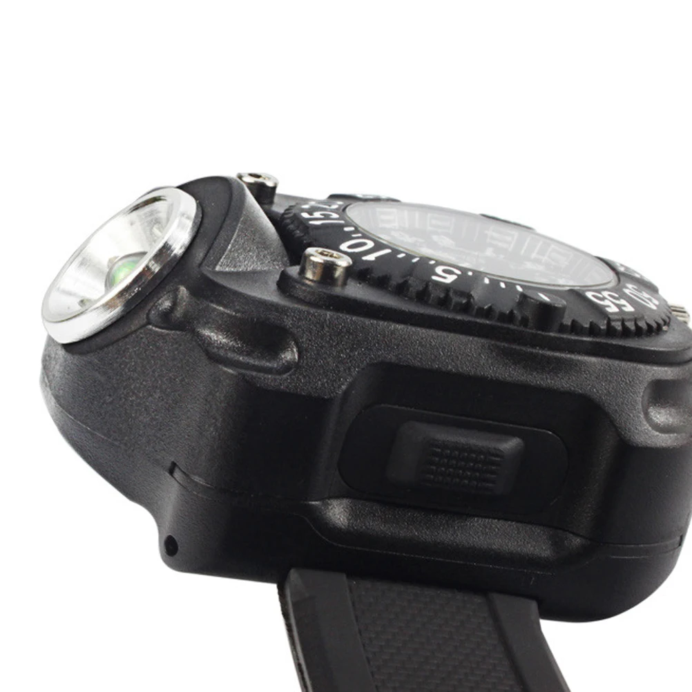

Hand wear LED Wrist Watch Compass Waterproof Torch Light Outdoor Running Hiking Night Gift Christmas Father's Day Wedding