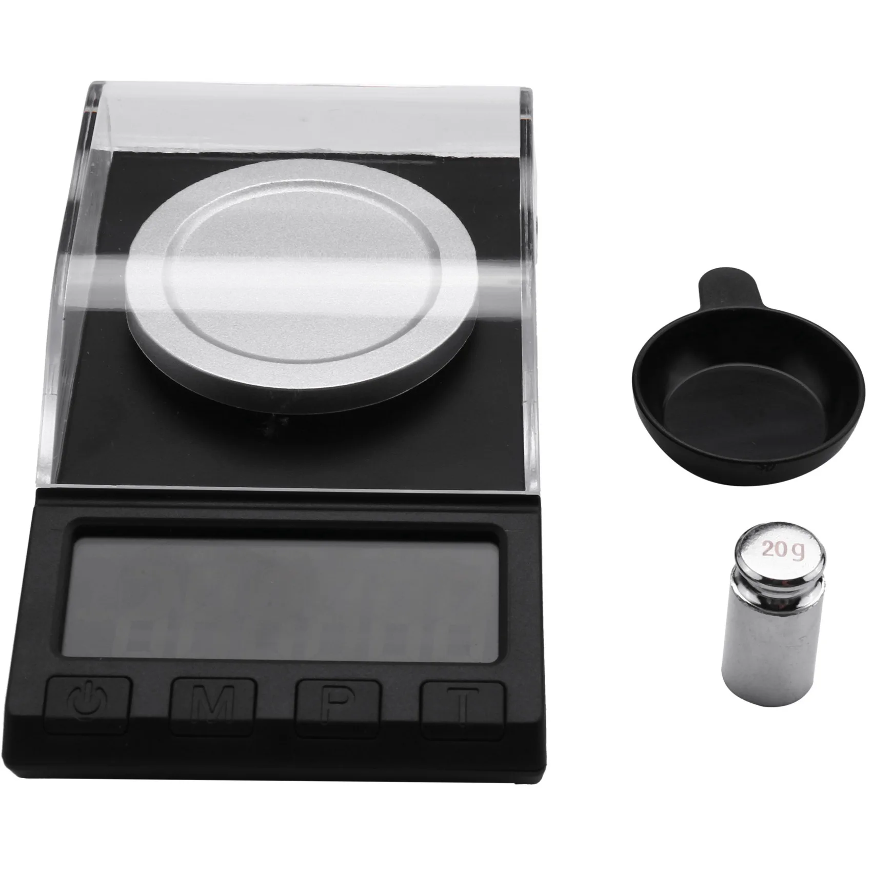 0.001G Precision Electronic Scales Digital Weighing Gem Jewelry Diamond Scale Portable Lab Weight Milligram Scale 20G 0.001G