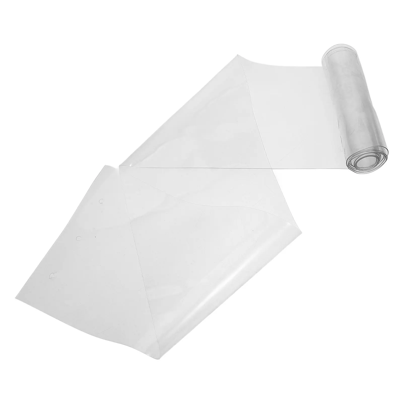 Clear Transparent Strip Door Curtain for Air Conditioning Efficiency Windproof Thermal Insulation No Drilling Adhesive Door