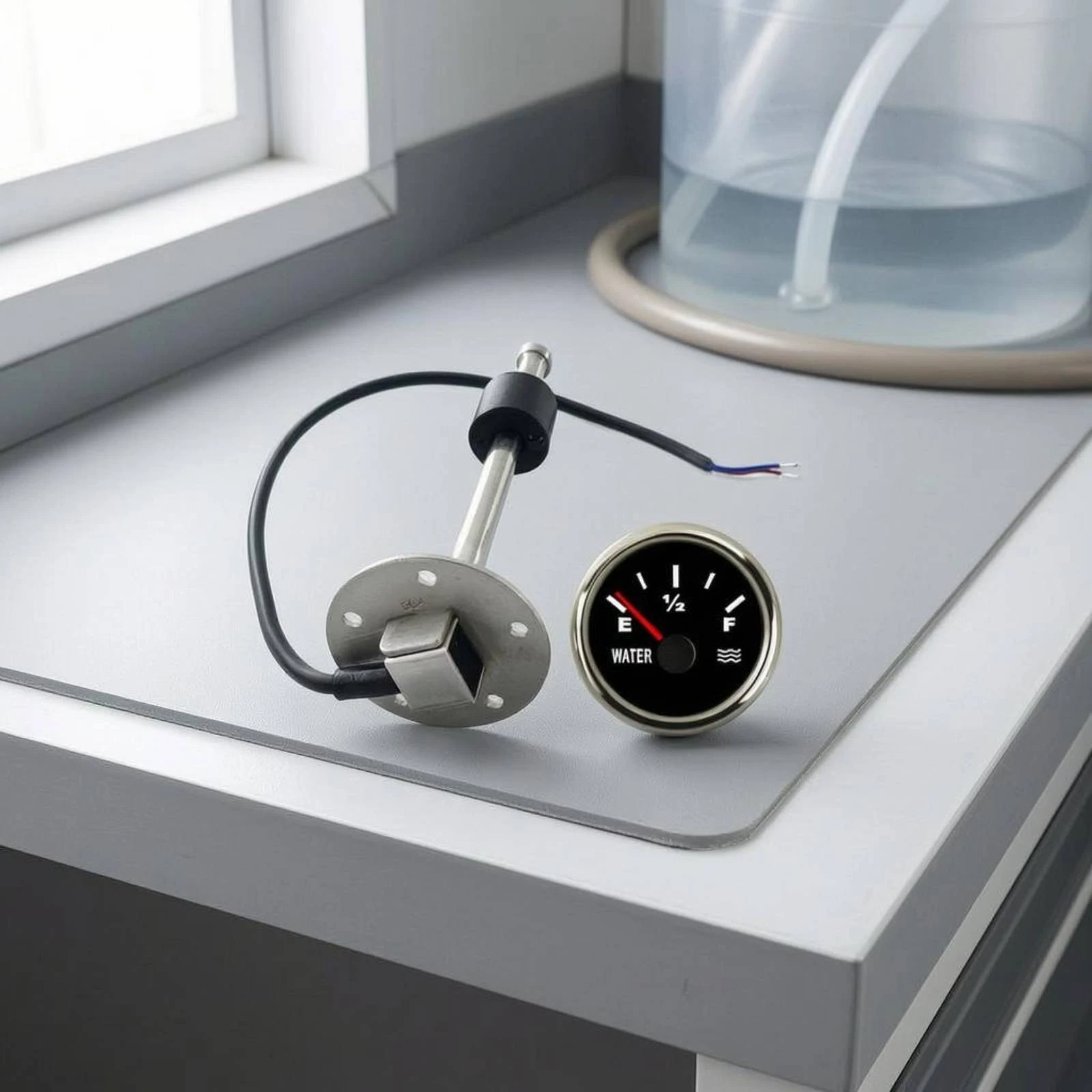 

RV Water Level Gauge Waterproof RV Water Reservoir Monitor Attractive Buoyant Device Level Gauge Easy Installation Vehicle Part