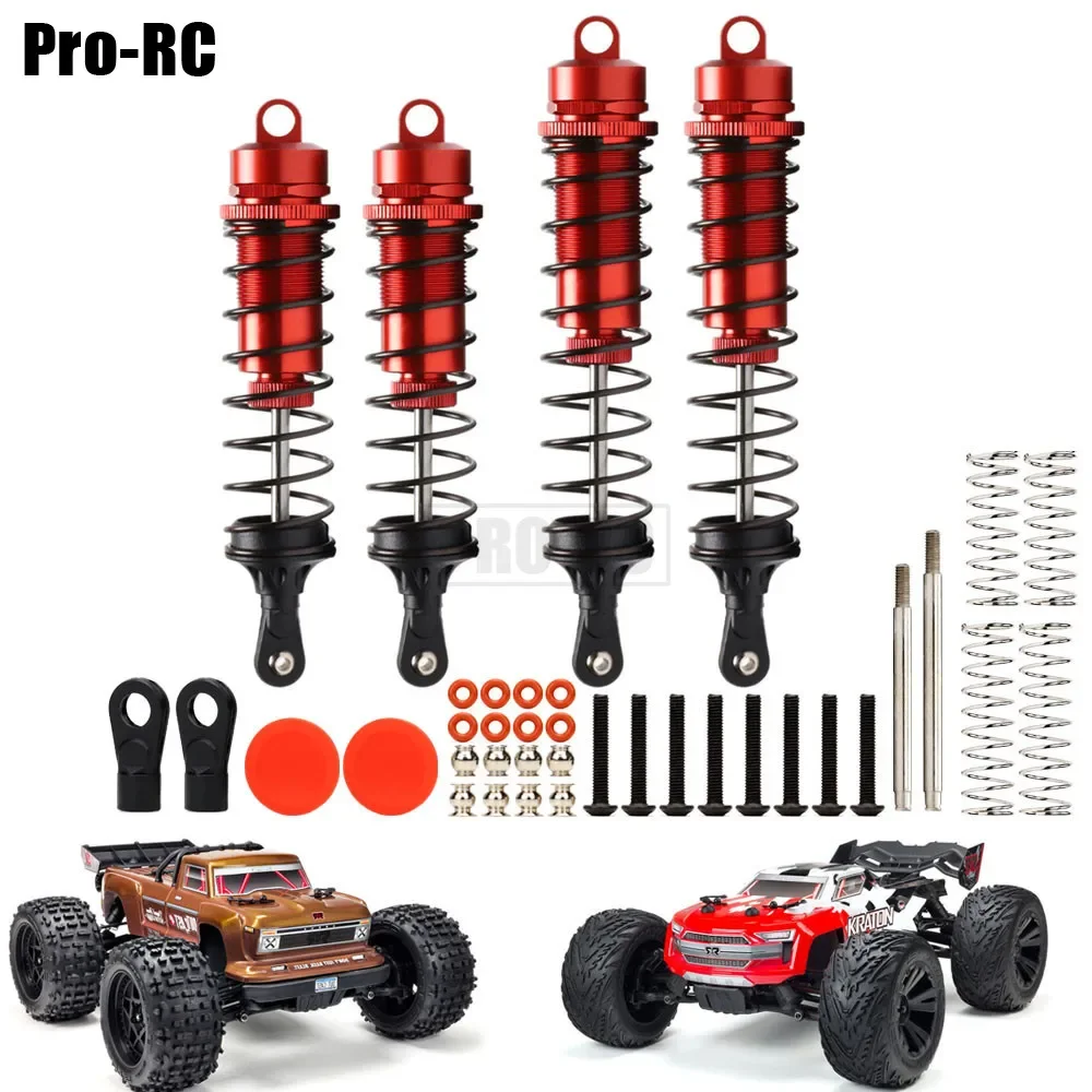 Metalowe Amortyzatory ARA330552 ARA330553 4szt. do Samochodu RC 1/10 ARRMA KRATON OUTCAST 4WD 4S BLX Części Zamienne Tuningowe