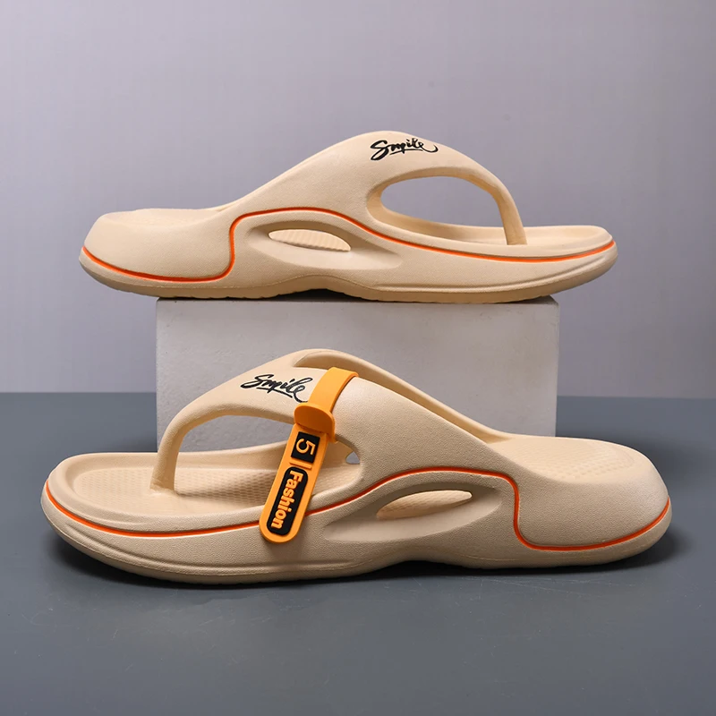

Minimalist Casual Male Flip Flops Wear Resistant Non Slip Flat Sole Comfortable Breathable Summer Beach Vacation Home ToeSandals