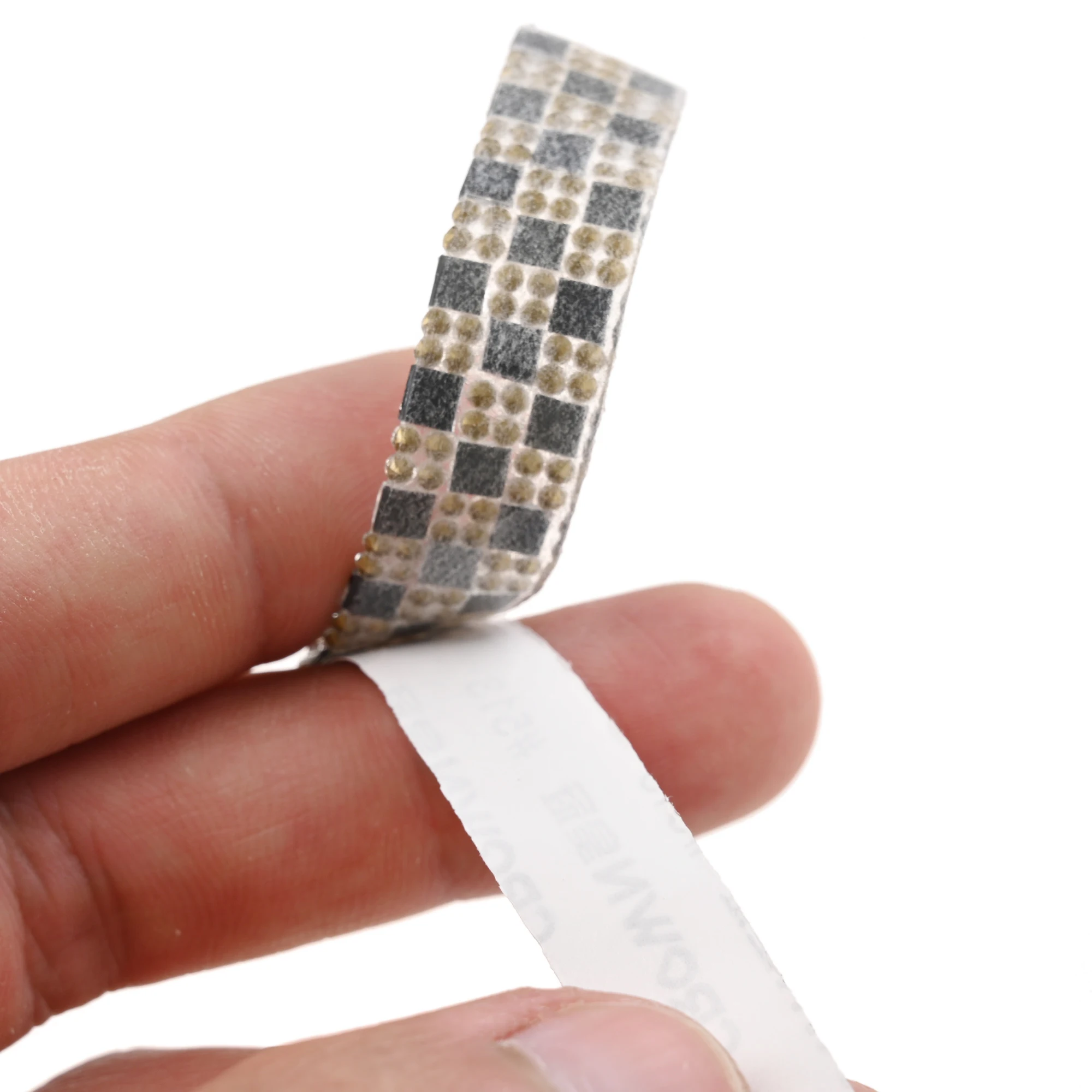 4 มม.สามแถว Self กาวคริสตัล Rhinestone ริบบิ้น DIY Glitter รถบ้านตกแต่งของขวัญงานแต่งงาน Trim สติกเกอร์