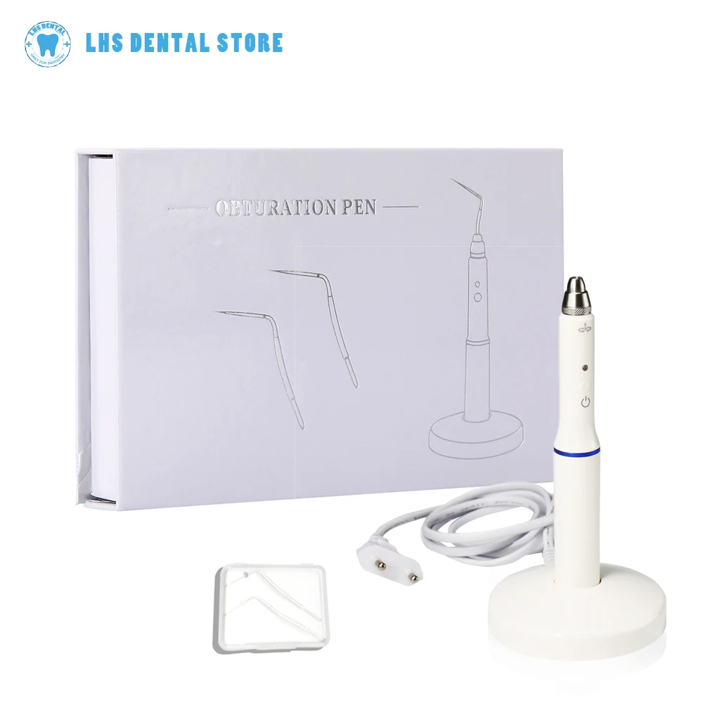 

Dental obturation pen gum tip heater With 2 Tips Hot tooth glue filling instrument Dentistry oral equipment