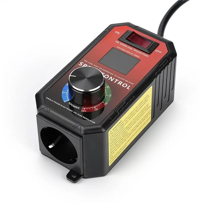 DTA4-Speed Controller 230V Motor, 4000W 10A Motor Speed Controller With Overload Protection For Angle Grinders (EU Plug)