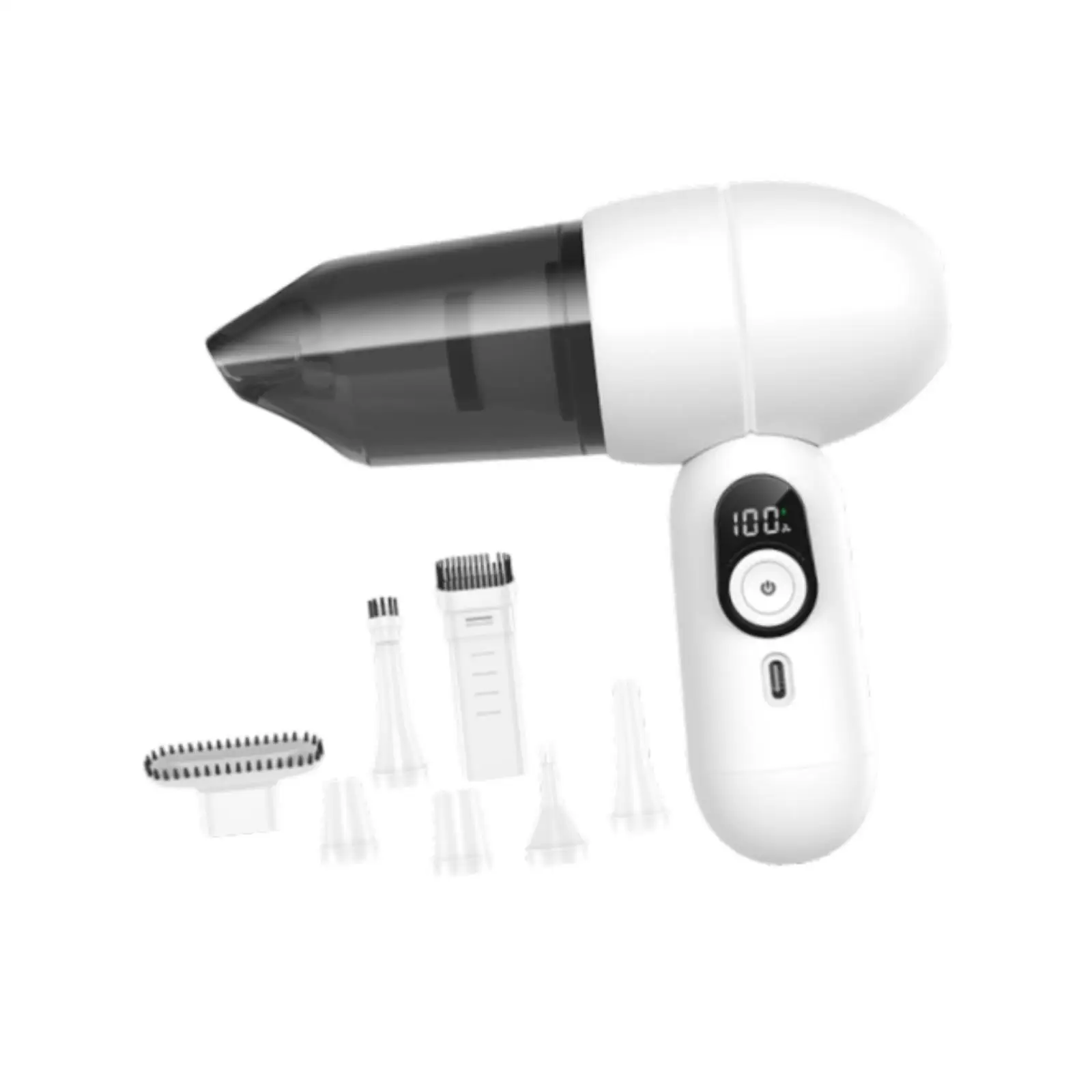 Handheld Vacuum Cleaner with Efficient Brushless Motor Home Appliance Auto Accessories Portable Vacuum Cleaner for Computer Sofa