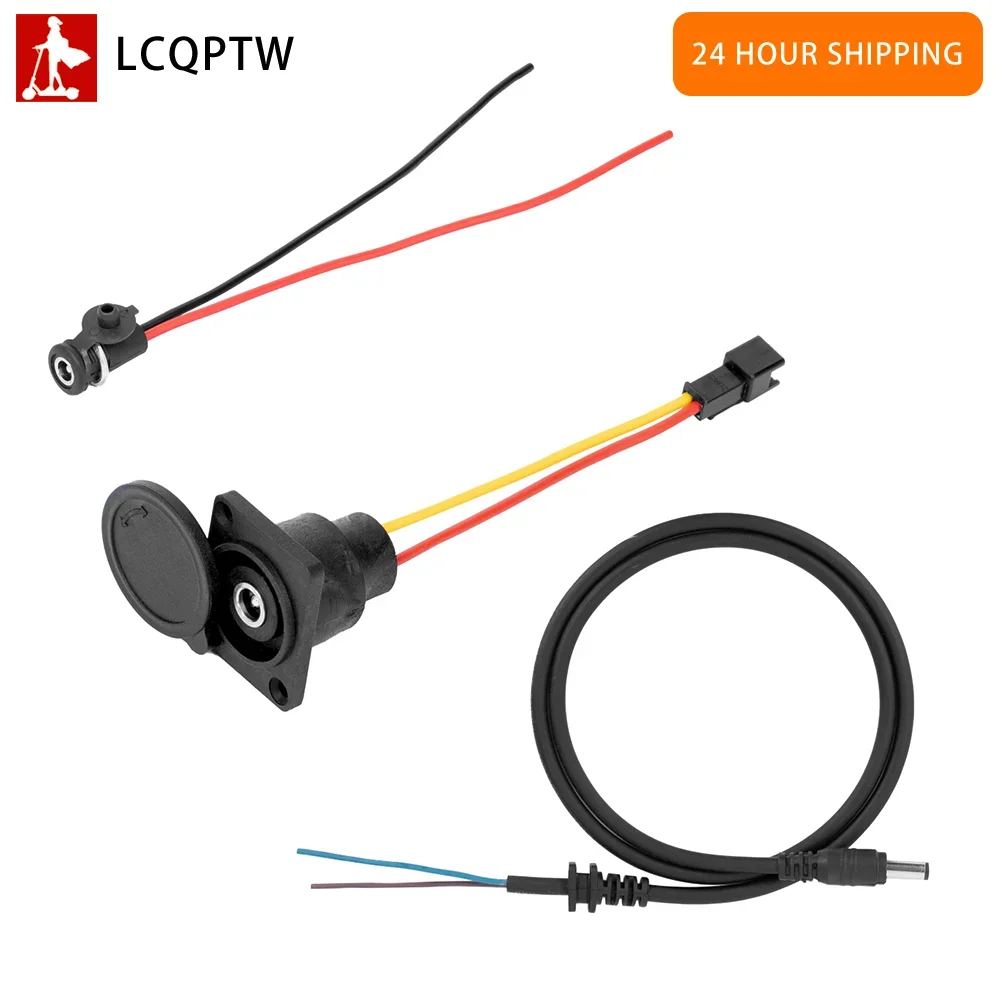 Głowica ładująca do rowerów elektrycznych 36 V/48 V linia wyjściowa baterii litowej okrągła męska i żeńska podstawa DC2.1/2.5 gniazdo wtykowe ładowarki