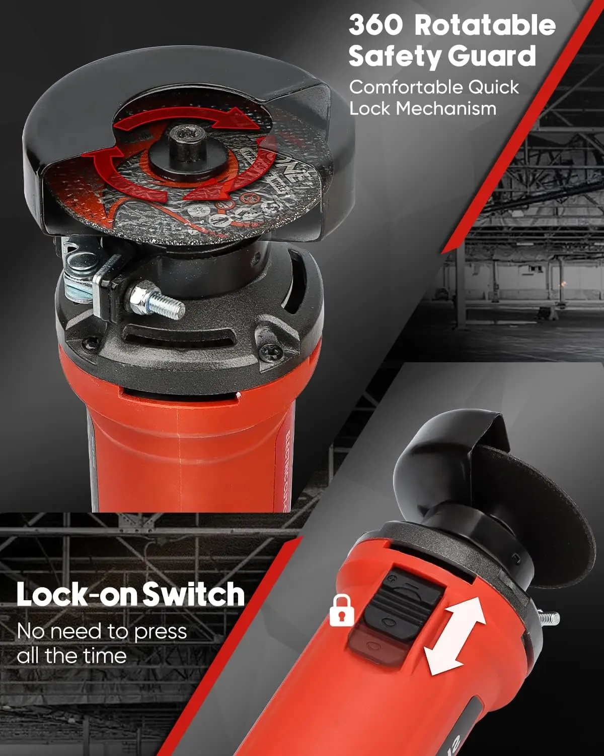 Herramienta de corte de alta velocidad de 3 pulgadas, cortador de metal eléctrico de 3,5 A con ruedas de 3 piezas, 24000 RPM para acero y Inox