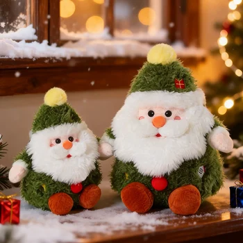 23/33cm New Exquisite Santa Claus Plush Doll Soft Stuffed Toy Christmas Party Decoration…