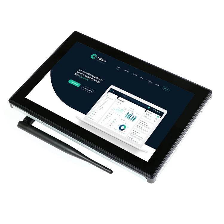 Metal case embedded in LCD touch screen RK3288 RK3399 Android 10 os   control panel