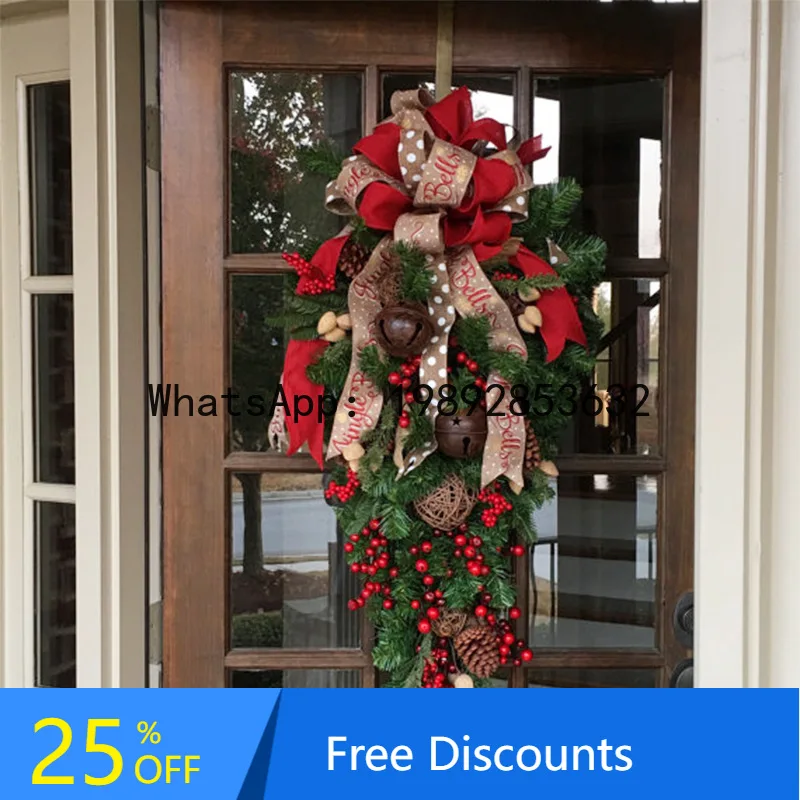 

ZK American Handmade Christmas Decorations Christmas Upside Down Tree