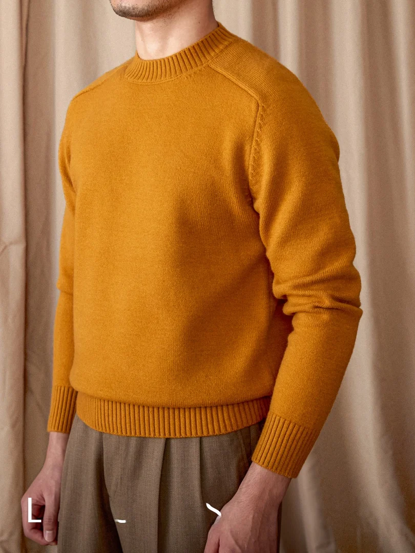 

Мистер. Мужской свитер-пуловер Deer Tee: теплый, вязаный, удлиненный, повседневный, приталенный, универсальный, в стиле ретро, базовый...