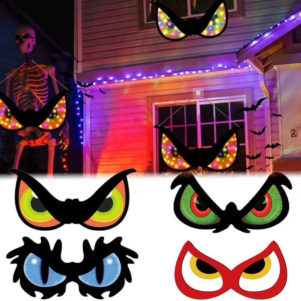 

Luminous Glow Glasses Funny Red Eyes Kids Halloween Clown Cosplay Anime Accessories Party Prop Carnival Masquerade Glasses