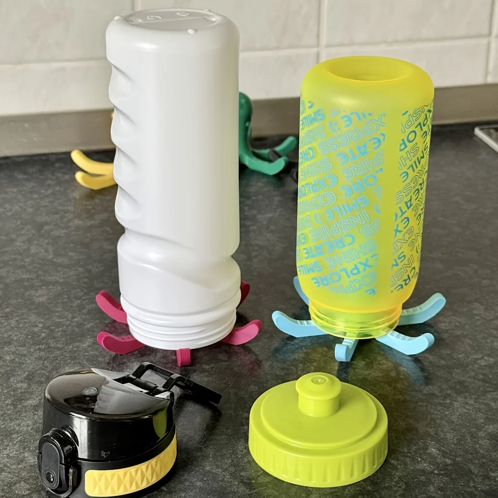 1pc Standalone Water Bottle Drying Rack with Rapid Ventilation System for Enhanced Drying Efficiency. Saves Counter Space