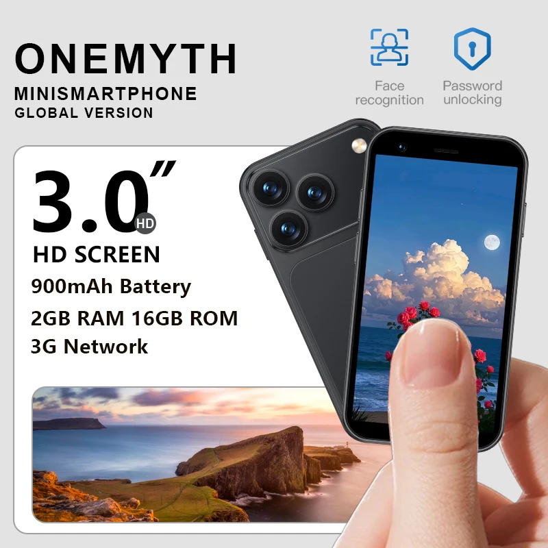 ONEMYTH A17 Cute Mini Phone 3G, Android 3.0