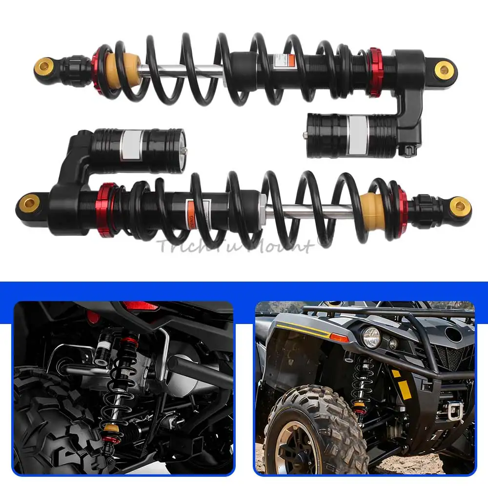 Pair UTV Front Shock Absorber Parts Suspension Adjustable For Can Am Outlander 800R STD XT XT-P LTD MAX 650 STD XT XT-P 10-12