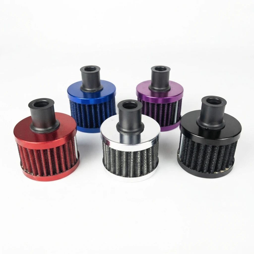 Car Modification Air Filter Small Mushroom Head Body Air Filter Mushroom Head Exhaust Pipe 12mm