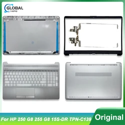 HP 250 G8 255 G8 15S-DR TPN-C139 LCD 후면 커버, 전면 베젤 팜레스트 하단 케이스, 경첩 상단 상단 상단 L52007-001, 노트북 케이스, 신제품