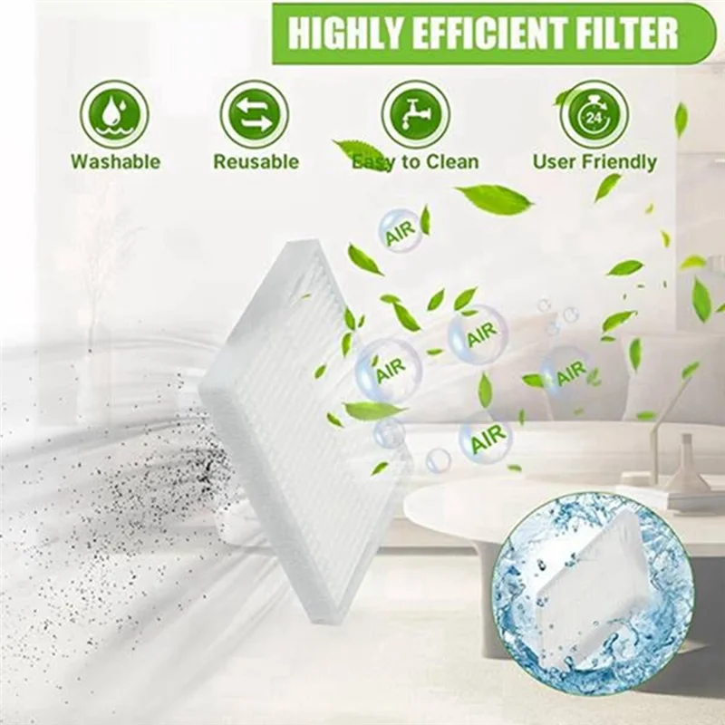 

48PCS Vacuum Cleaner Brush Filter And Mop Cloth Set For Xiaomi S20 D106 Vacuum Cleaner Replacement Parts