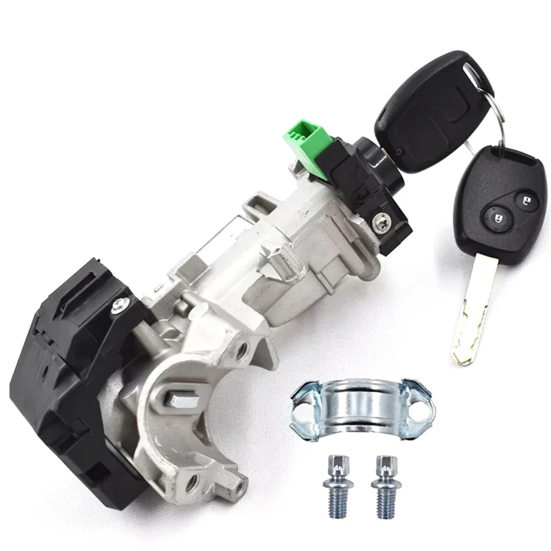

AASS-For Honda Civic 1.8L SOHC 2007-2011 Ignition Lock Cylinder Switch W/2 Keys Ignition Switch Lock 06350-SAA-G302