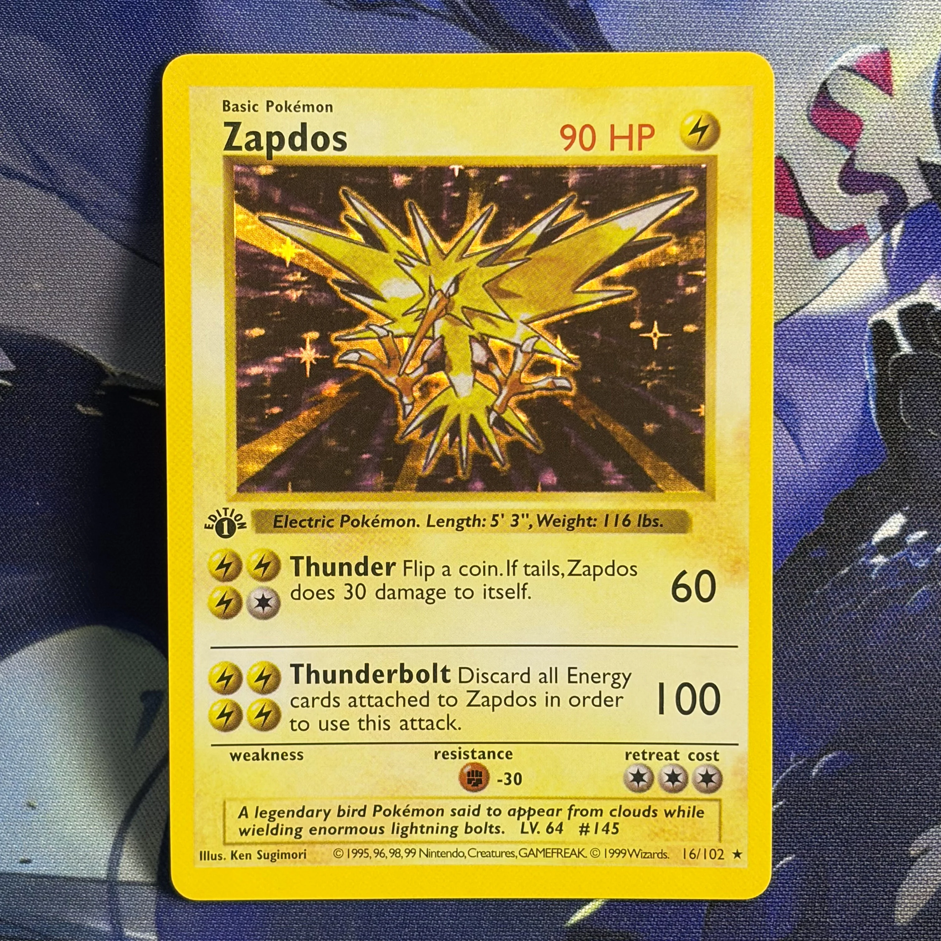 PROXY 16 Stuks PKM Kaart Basisset-1 Zeldzame Verzamelkaarten Alakazam/Gyarados/Venusaur/Charizard Ptcg Hobby Display Speelgoed en Cadeaus